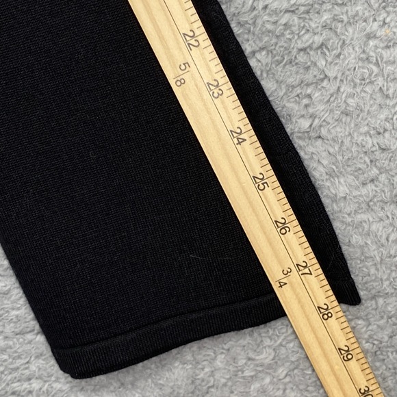 Dee Elly Womens Black White Knitted Two Piece Mini Skirt Set Size XL Crop Top Jr - Picture 8 of 15